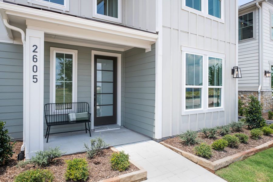 Representative exterior details of a home built from the Victoria by Tri Pointe Homes in Painted Tree, McKinney (Image 3).