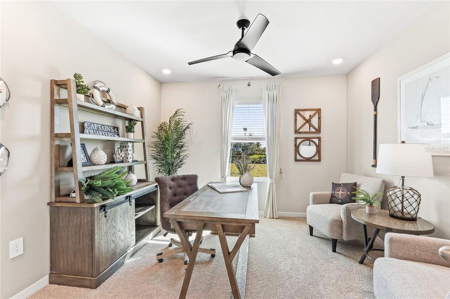 Furnished interior view inside a new home in Gulf Cove, Port Charlotte (Image 13).