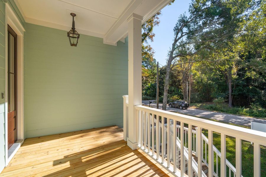 Exterior details and patio area of a home in , Johns Island (Image 36).