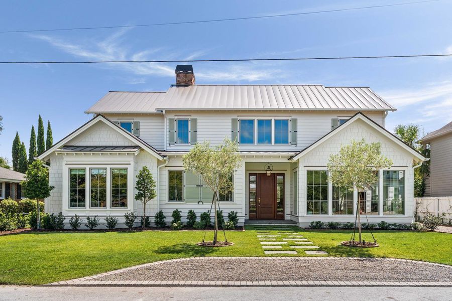 Front exterior of a new home in , Mount Pleasant, SC, highlighting curb appeal (Image 26).