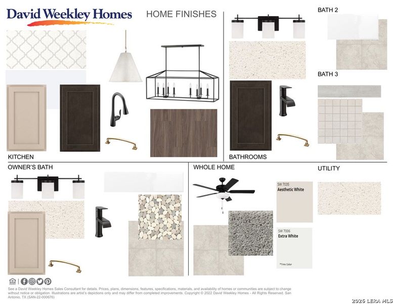 Sample of building materials used in homes in Meyer Ranch – Legacy Series, New Braunfels (Image 15).