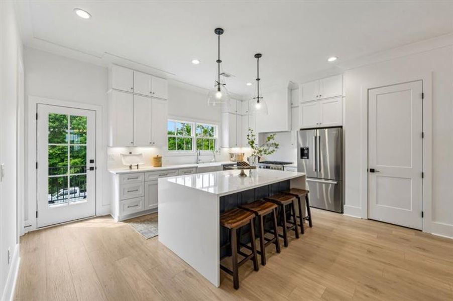 Furnished interior view inside a new home in Skyview On Broad, Sugar Hill (Image 13).