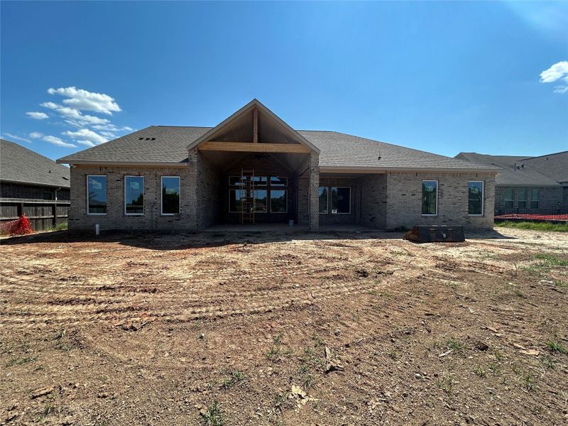 In-progress construction of a new home in , Montgomery, TX (Image 46).