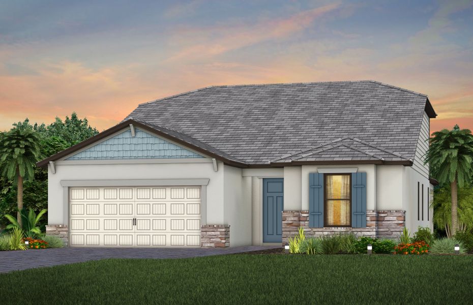 Exterior C2 with stone detail Exterior C2 with stone detail