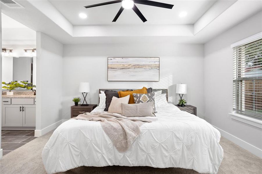 Furnished interior view inside a new home in , Italy (Image 13).