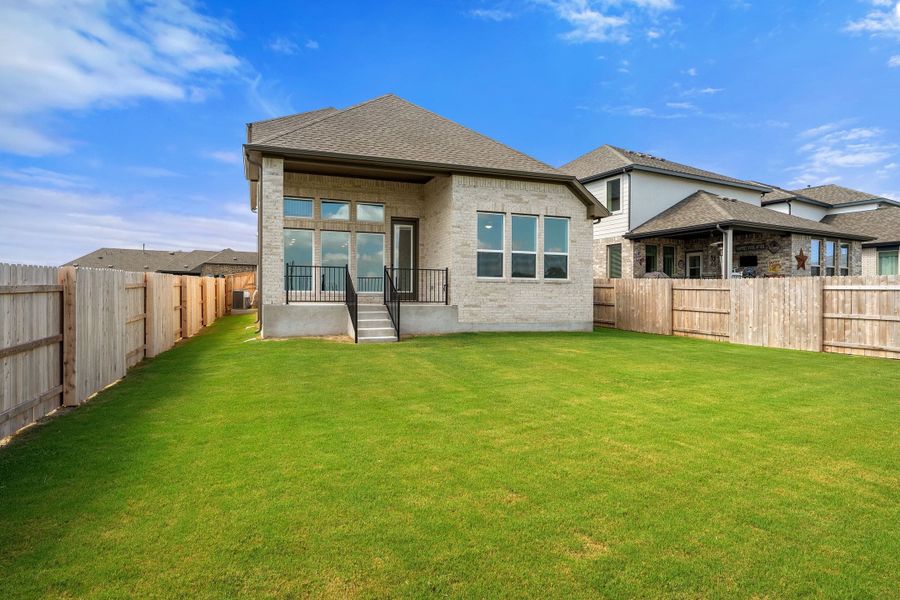 Exterior details and patio area of a home in Flora, Hutto (Image 30). Exterior details and patio area of a home in Flora, Hutto (Image 30).