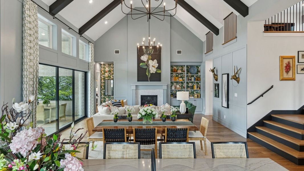Representative furnished interior of a home built from the Hudson II by Southgate Homes in Windsong Ranch 71' Series, Prosper (Image 14).