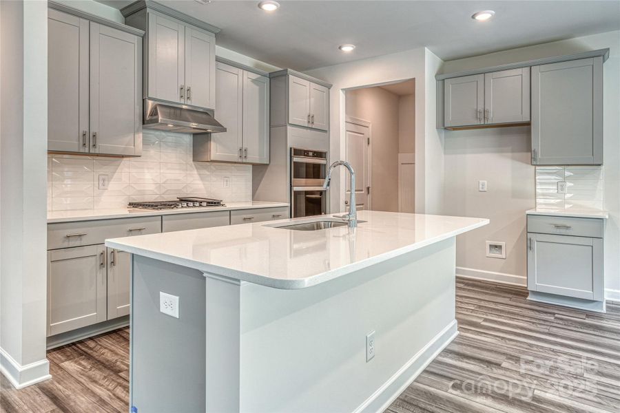Furnished interior view inside a new home in Harper Landing, Stanley (Image 3).