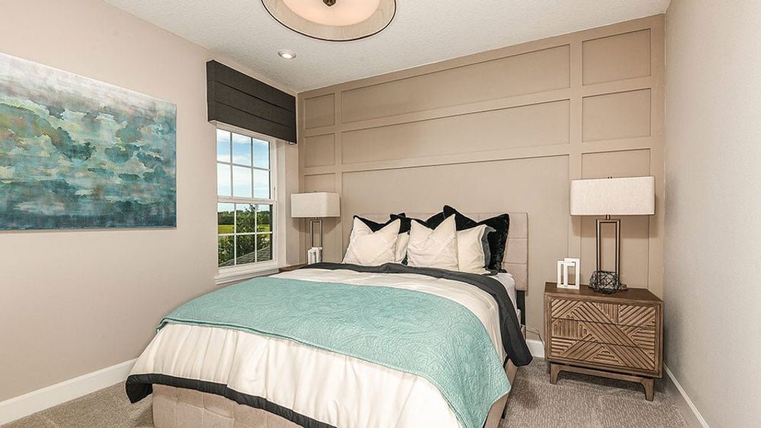 Furnished interior view inside a new home in Center Lake Ranch Community Group Page, St. Cloud (Image 21).