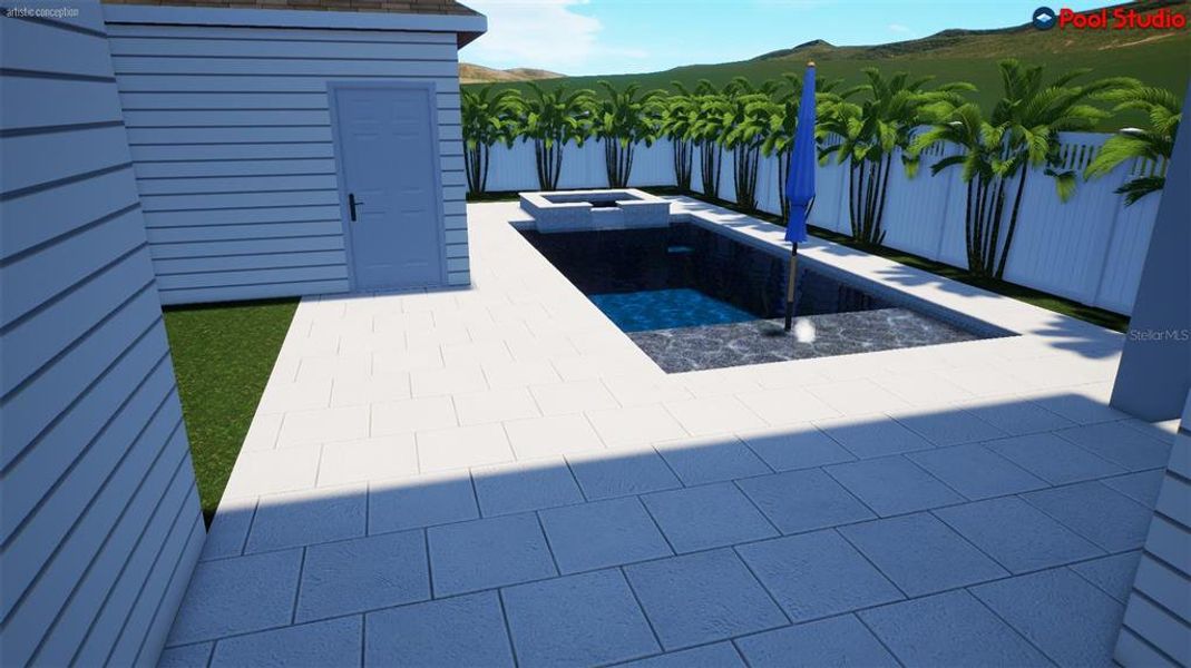 Exterior details and patio area of a home in , St. Petersburg (Image 25).