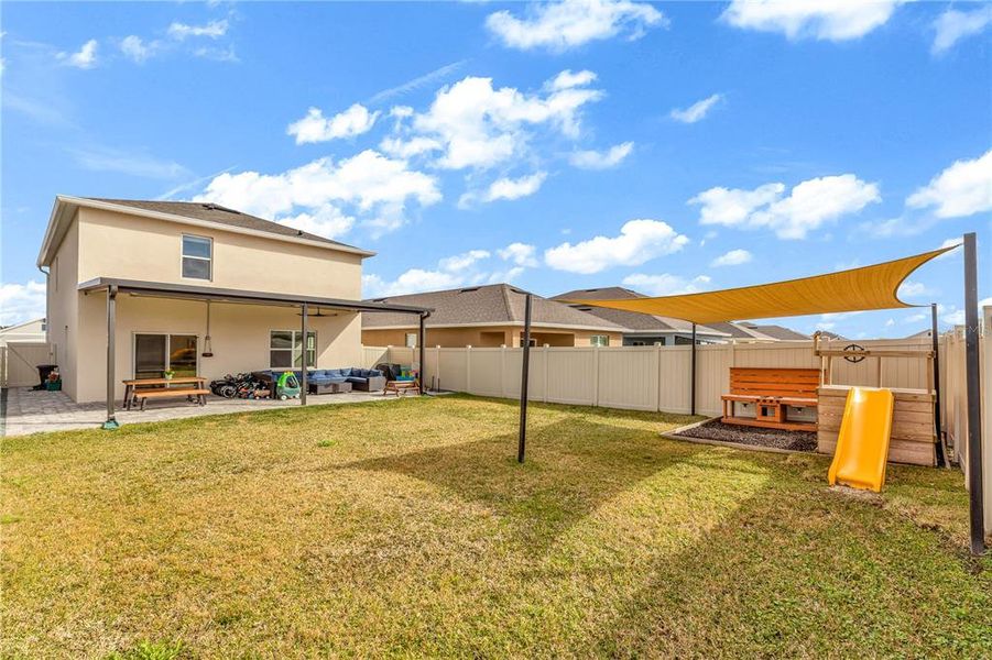 Exterior details and patio area of a home in Eastgrove, Sanford (Image 24).