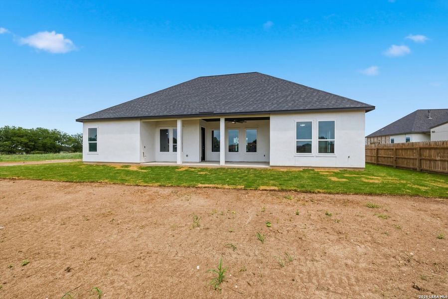 Exterior details and patio area of a home in , Castroville (Image 16).