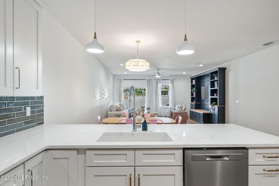 Furnished interior view inside a new home in , Jacksonville Beach (Image 5). Furnished interior view inside a new home in , Jacksonville Beach (Image 5).
