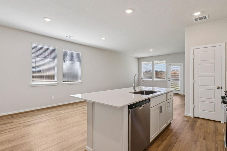 Furnished interior view inside a new home in Granger Pointe - Traditional Series, New Caney (Image 6).