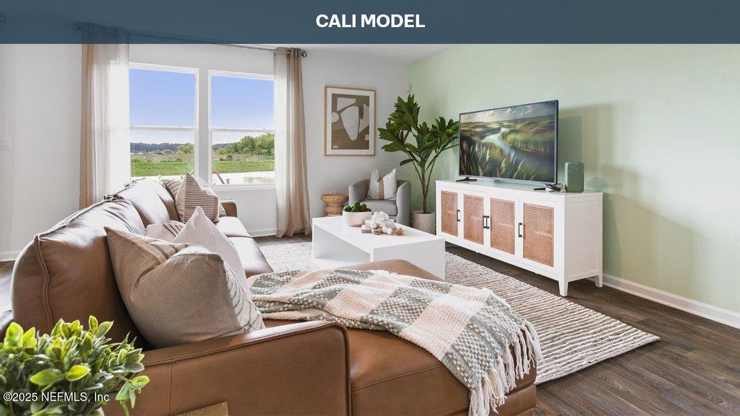 Furnished interior view inside a new home in Rookery, Green Cove Springs (Image 15).
