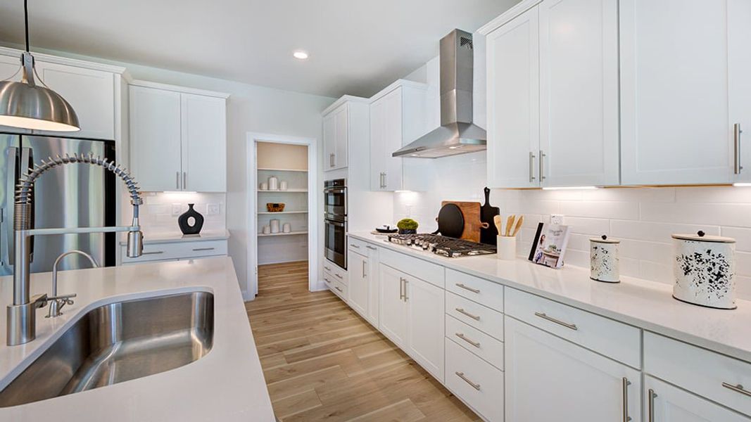 Representative furnished interior of a home built from the Sheridan by Taylor Morrison in Eagle Trace, Wendell (Image 7).