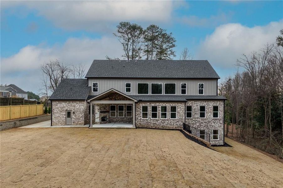 Exterior details and patio area of a home in , Buford (Image 33).