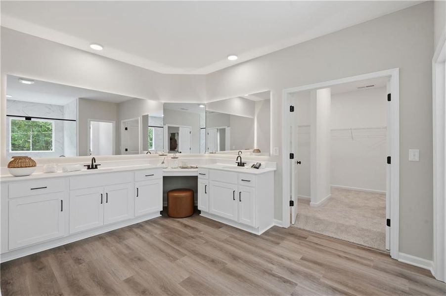 Furnished interior view inside a new home in The Stables at Ewing Chapel, Dacula (Image 37).