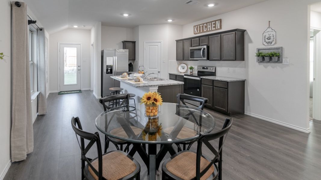 Furnished interior view inside a new home in Wildcat Ranch, Crandall (Image 8).