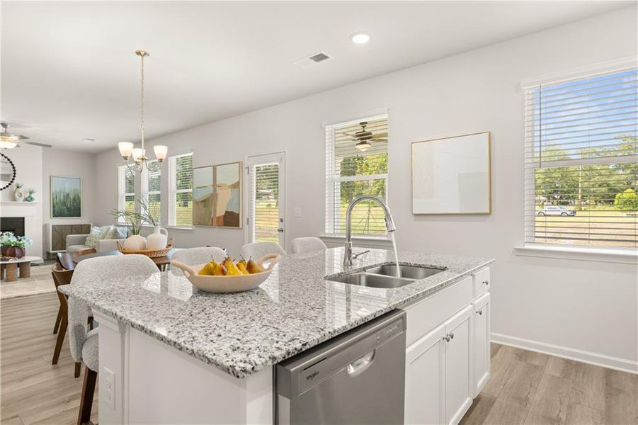Furnished interior view inside a new home in Kingsmere Estates, Loganville (Image 15).