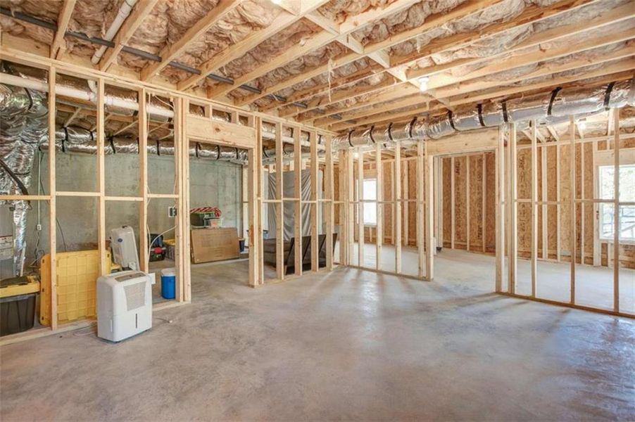 In-progress construction of a new home in , Clarkesville, GA (Image 36).