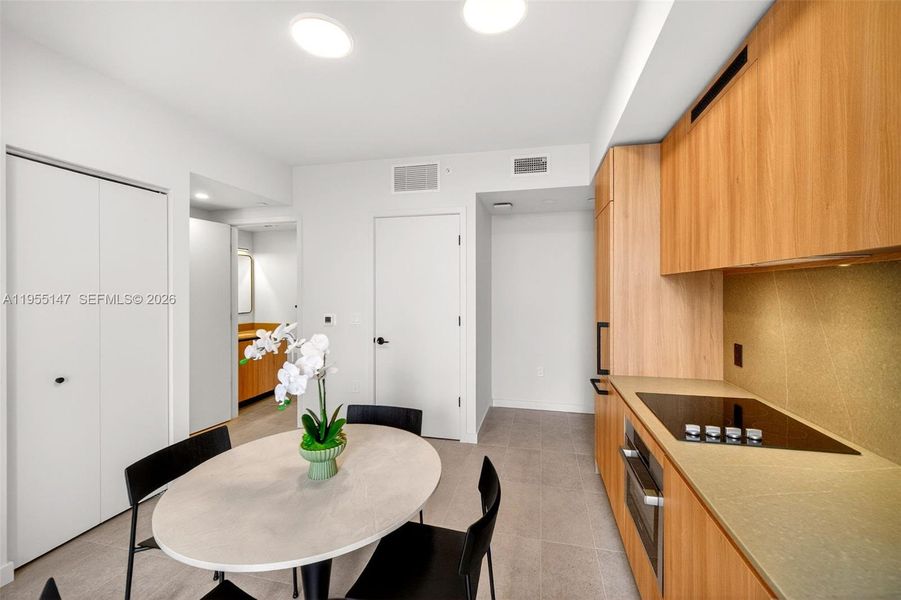 Furnished interior view inside a new home in , Miami (Image 12).