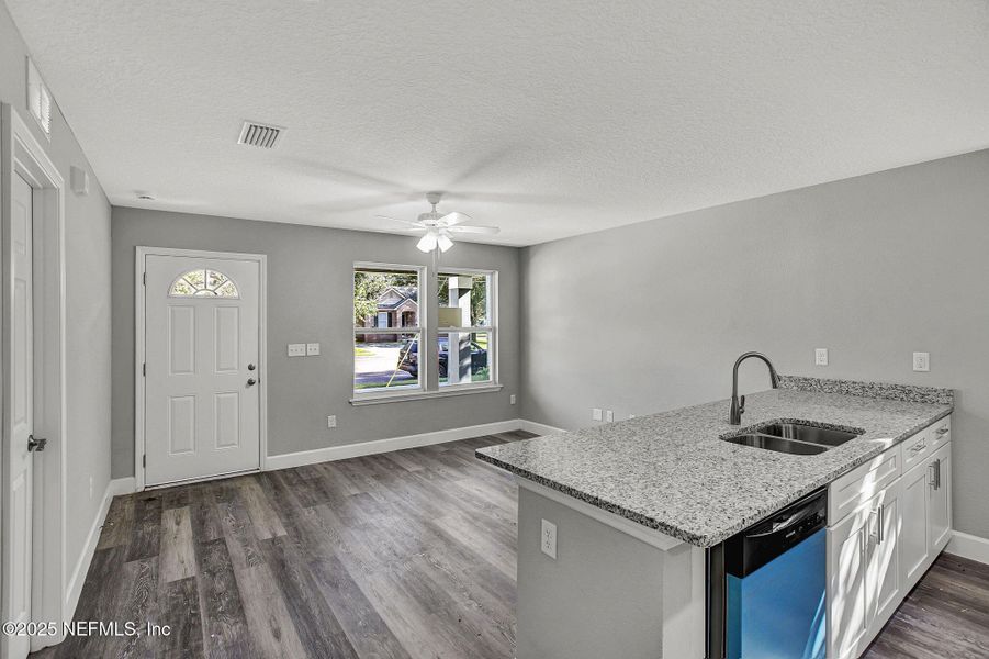 Furnished interior view inside a new home in , Jacksonville (Image 8). Furnished interior view inside a new home in , Jacksonville (Image 8).