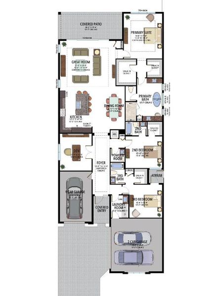 Floor Plan - Bermuda Model