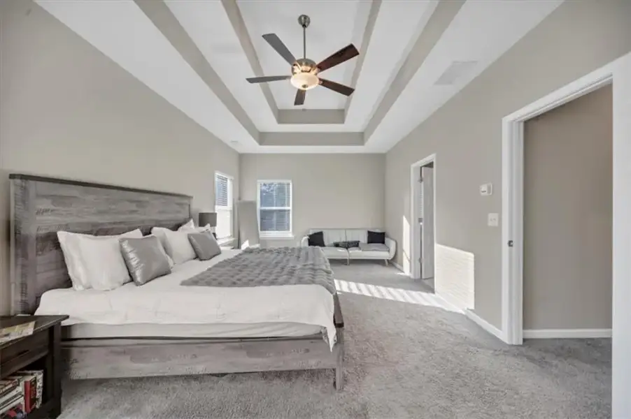 Furnished interior view inside a new home in Traditions at Cedarcrest, Dallas (Image 31).
