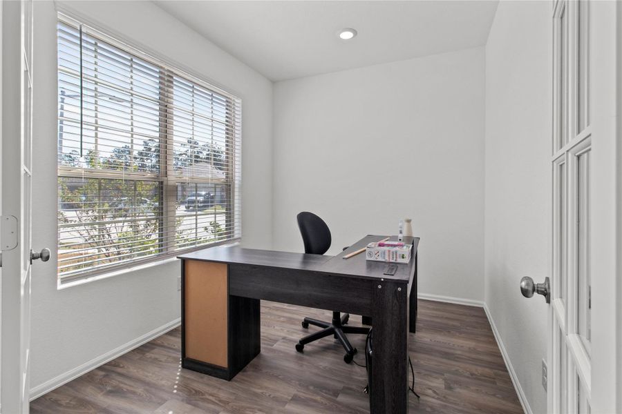 Furnished interior view inside a new home in Tavola: Wildflower II Collection, New Caney (Image 17).