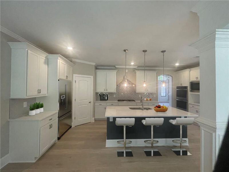 Furnished interior view inside a new home in , Conyers (Image 9). Furnished interior view inside a new home in , Conyers (Image 9).