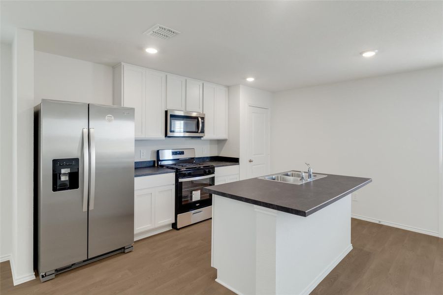 Furnished interior view inside a new home in Prairie Lakes, Buda (Image 5). Furnished interior view inside a new home in Prairie Lakes, Buda (Image 5).