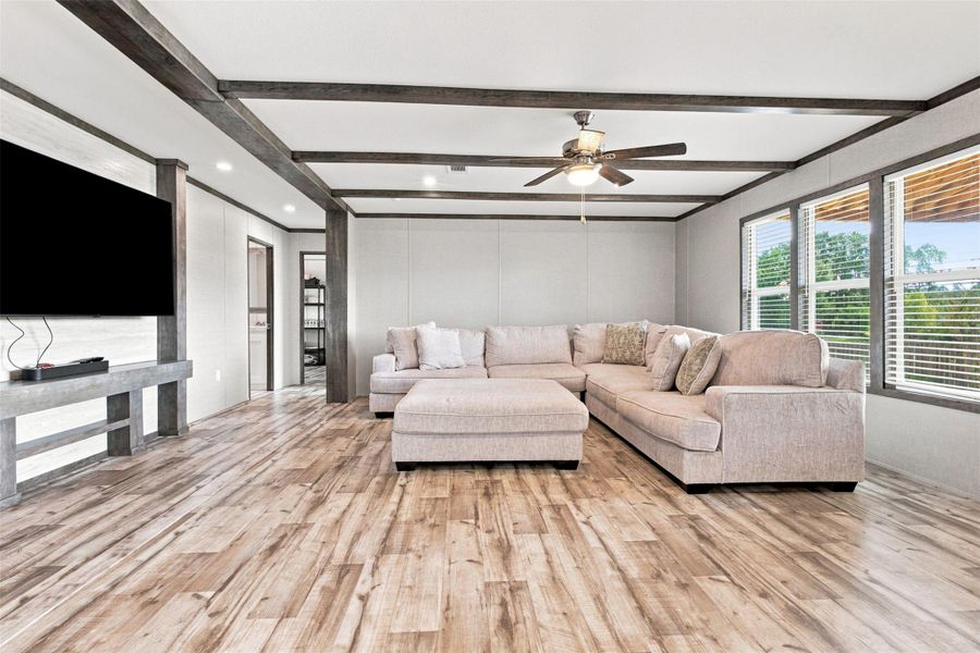 Furnished interior view inside a new home in , Conroe (Image 10).