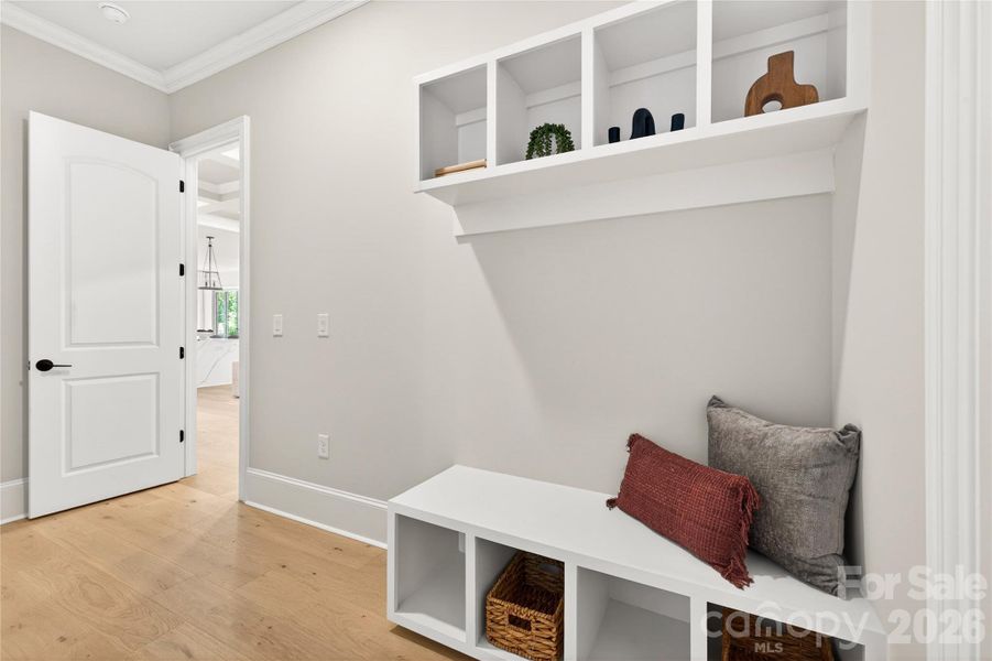 Furnished interior view inside a new home in , Mint Hill (Image 38).