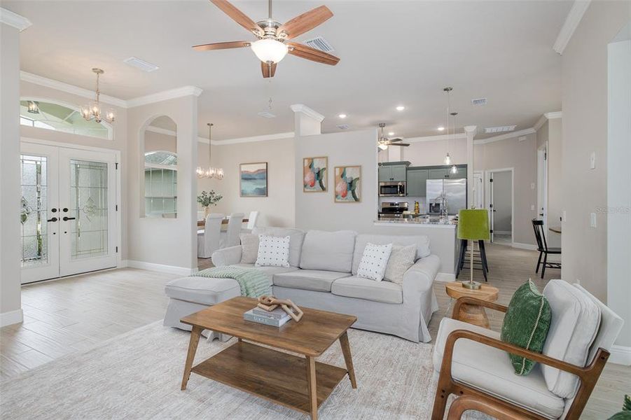 Furnished interior view inside a new home in , Homosassa (Image 15).