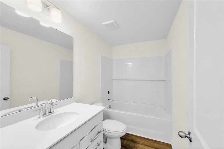 Furnished interior view inside a new home in Brownstone Park, Easley (Image 6).