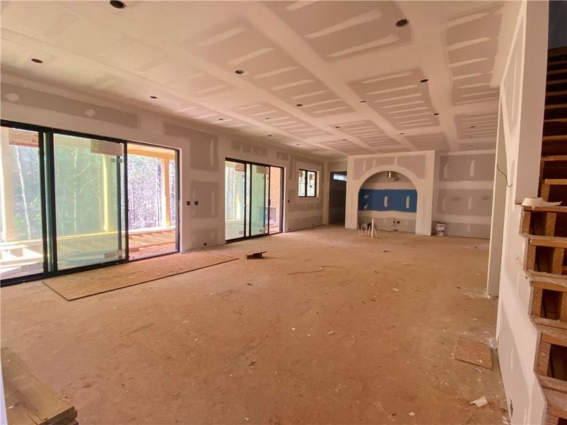 In-progress construction of a new home in , Acworth, GA (Image 18).