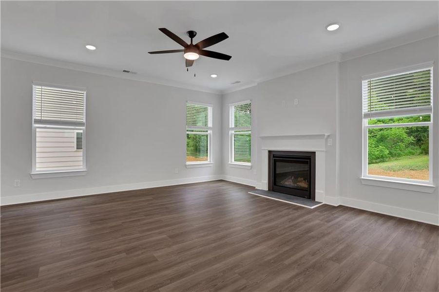 Spacious, unfurnished interior of a new home in Villas at Dawsonville, Dawsonville (Image 19).