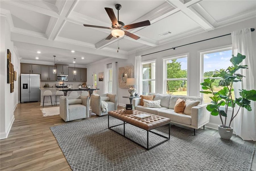 Furnished interior view inside a new home in Summerlin, Winder (Image 8).