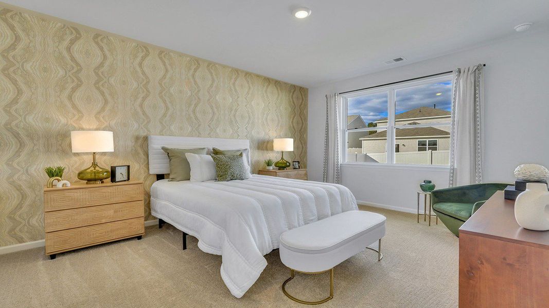 Furnished interior view inside a new home in The Retreat at East Argent, Ridgeland (Image 15). Furnished interior view inside a new home in The Retreat at East Argent, Ridgeland (Image 15).