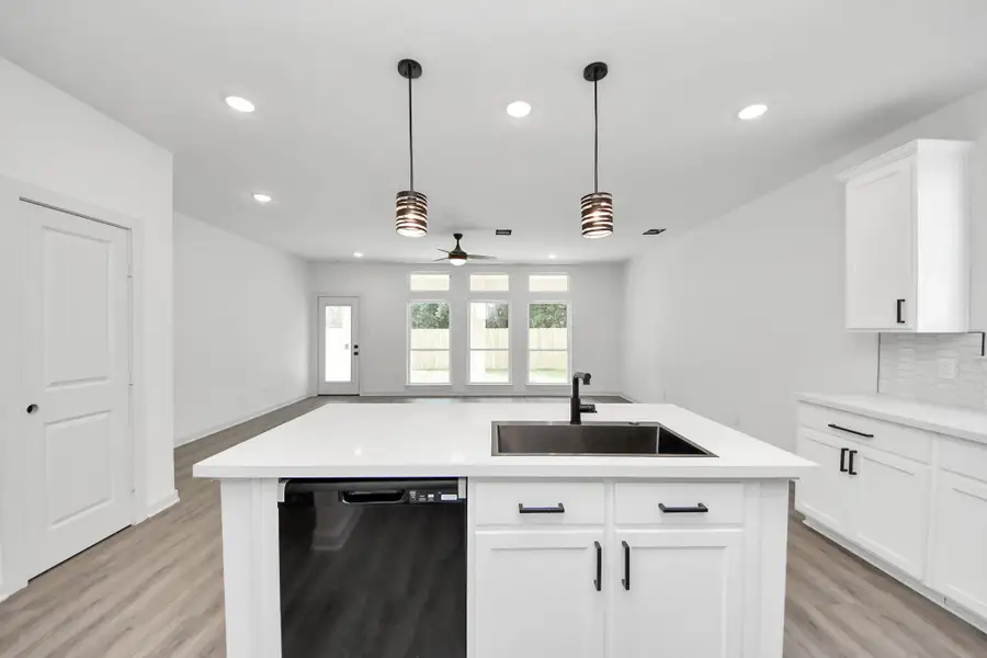 Furnished interior view inside a new home in , Houston (Image 9).