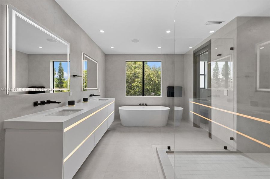 Furnished interior view inside a new home in , Miami (Image 3). Furnished interior view inside a new home in , Miami (Image 3).