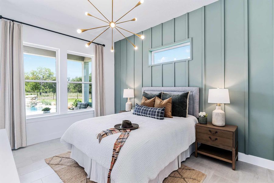 Furnished interior view inside a new home in Leander Estates, Leander (Image 7).