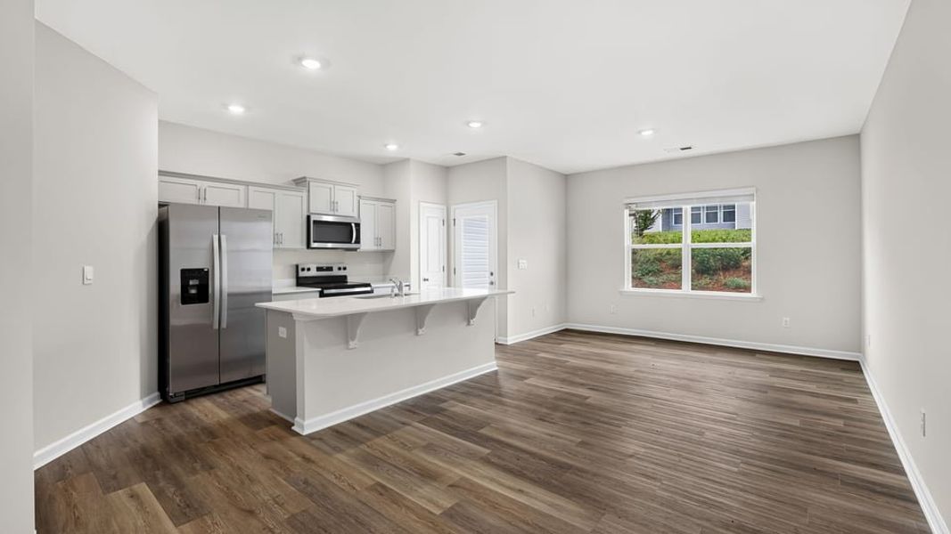 Furnished interior view inside a new home in Tanglewood Townes, Greenville (Image 7).