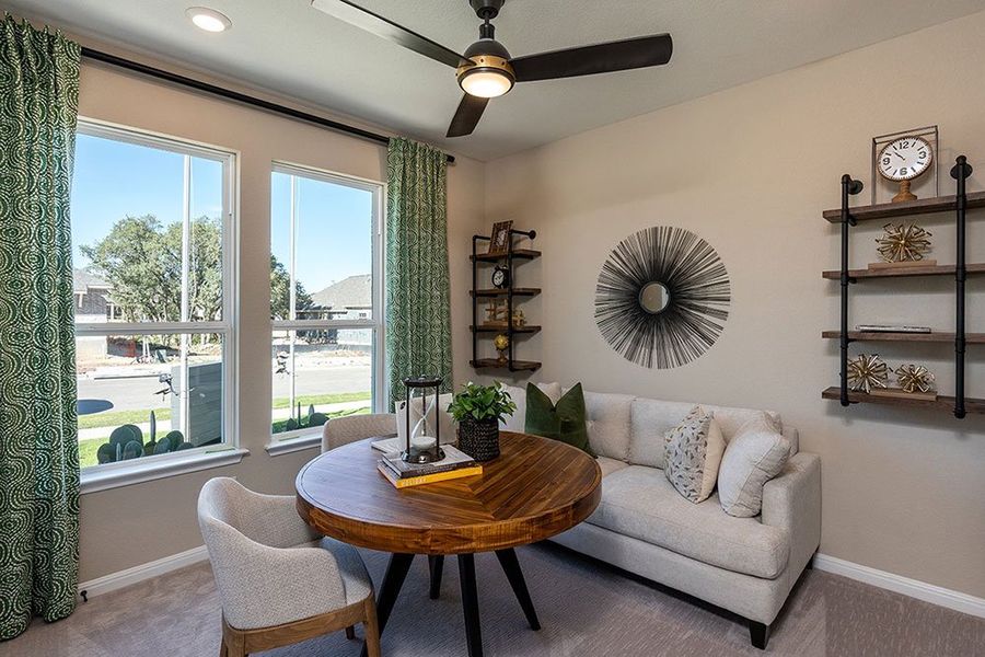 Representative furnished interior of a home built from the Sienna by Taylor Morrison in Parkside on the River 50s, Georgetown (Image 8).