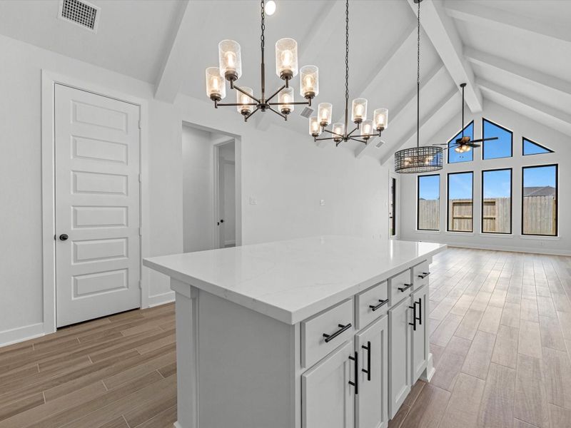 Furnished interior view inside a new home in Candela – 40', Richmond (Image 4). Furnished interior view inside a new home in Candela – 40', Richmond (Image 4).