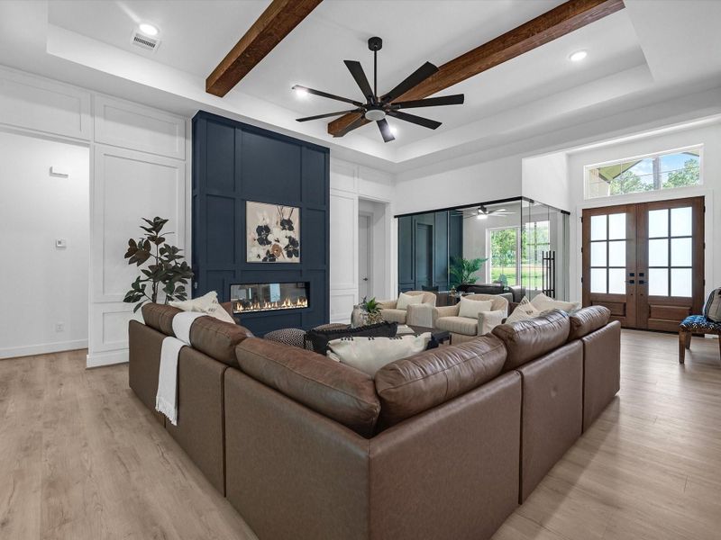 Furnished interior view inside a new home in , Plantersville (Image 32).
