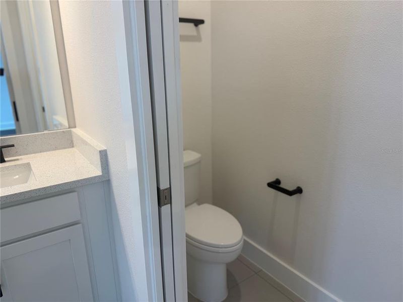 Pocket Door to Water Closet.