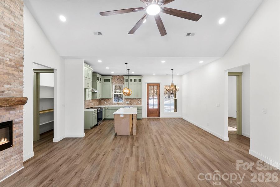 Furnished interior view inside a new home in , Kings Mountain (Image 33).