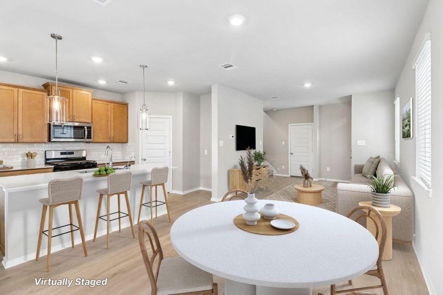 Furnished interior view inside a new home in Parkway Commons - City Series, Missouri City (Image 12).